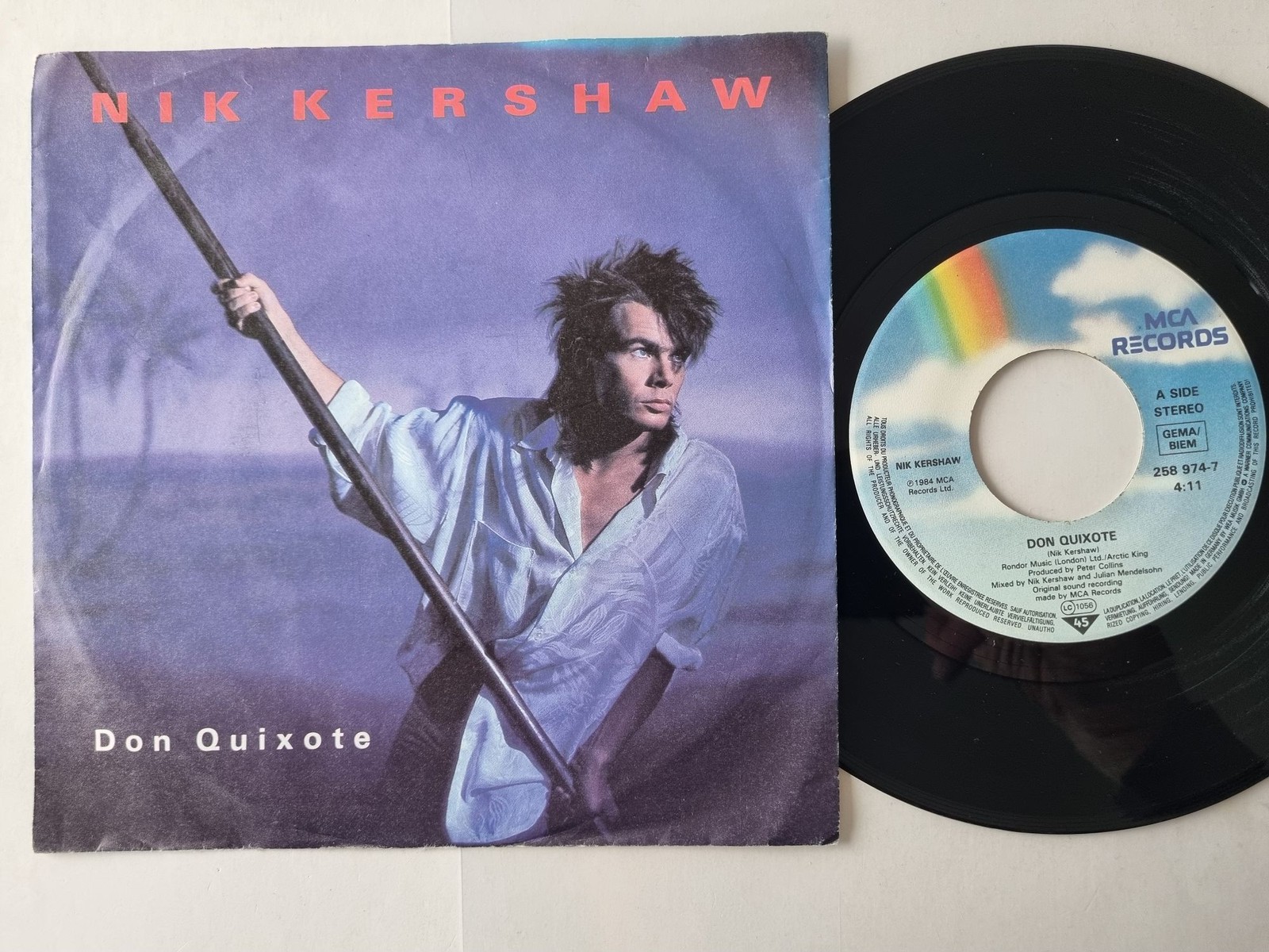 Nik Kershaw - Don Quixote 7'' Vinyl Germany