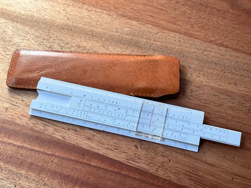 Slada Rulle Vintage PARKER-BONDERITE Advertising Slide Rule Excellent Condition ...