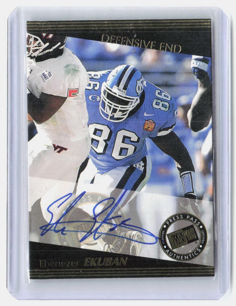 1999 Press Pass #NNO Ebenezer Ekuban Autographs