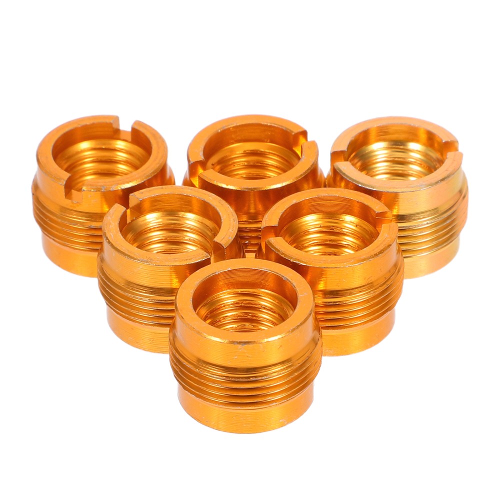 6 Stück Gewindeadapter 3/8“ auf 5/8“ für Mikrofonständer – Universal