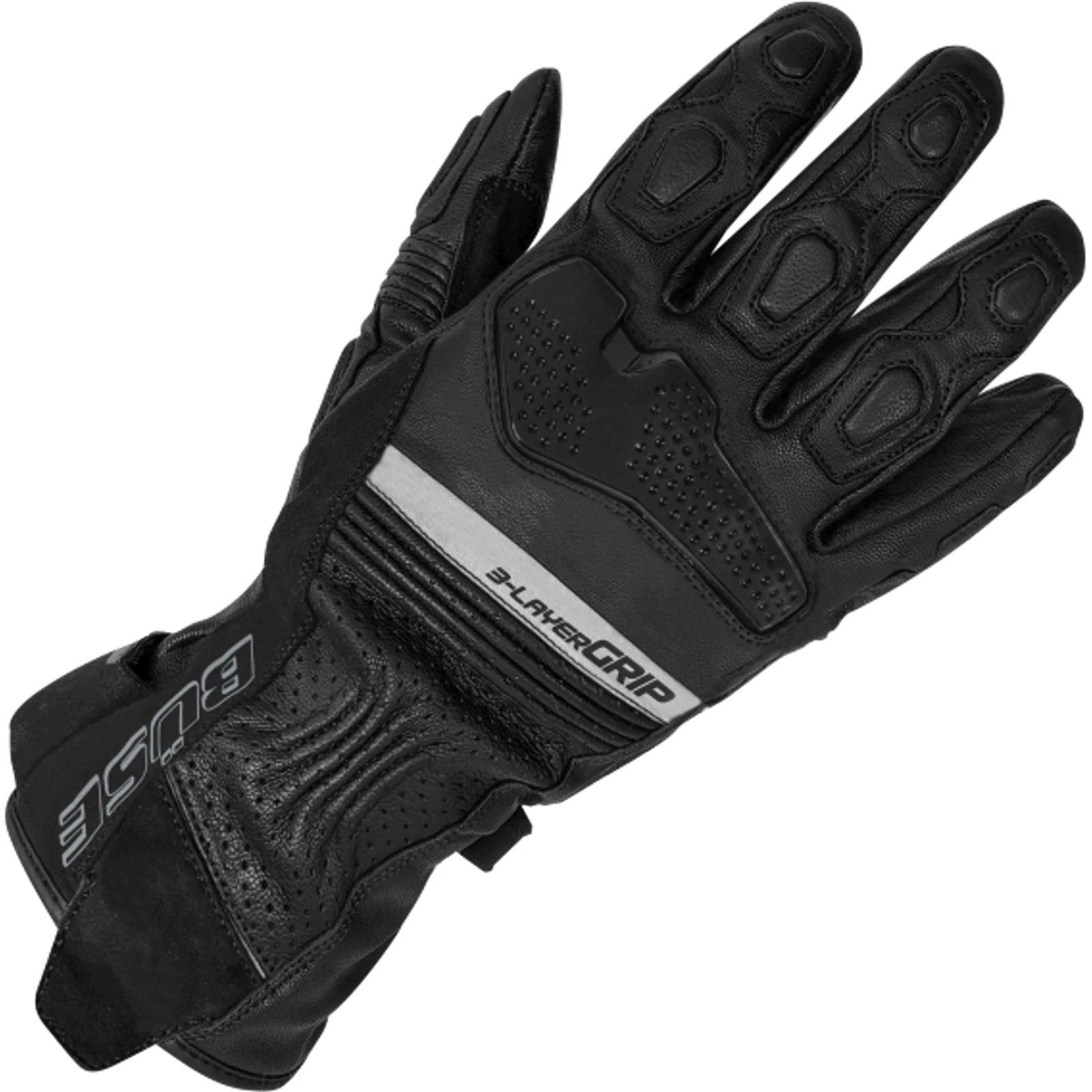Ladies Motorcycle Leather Gloves - Büse Travel Master - Waterproof Touch Screen