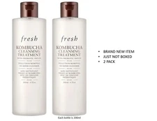 Fresh Kombucha Cleansing Treatment No-Rinse Cleanser 2 PACK 400ml total!