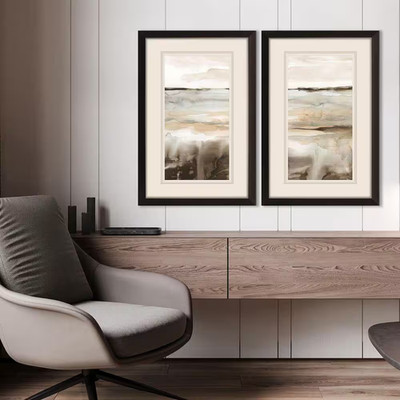 Robinson 2 Piece Framed Giclee Coastal Art Print 33 In. X 21 In.