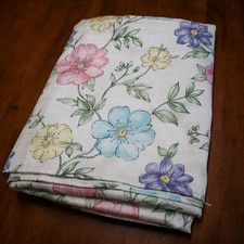 Kohl's Celebrate Pastel Floral Large Rectangle Tablecloth 116"x58" Long Spring