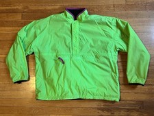 VINTAGE Gap Arctic Light Fleece Reversible 1/2 Zip Jacket Men s Medium Green