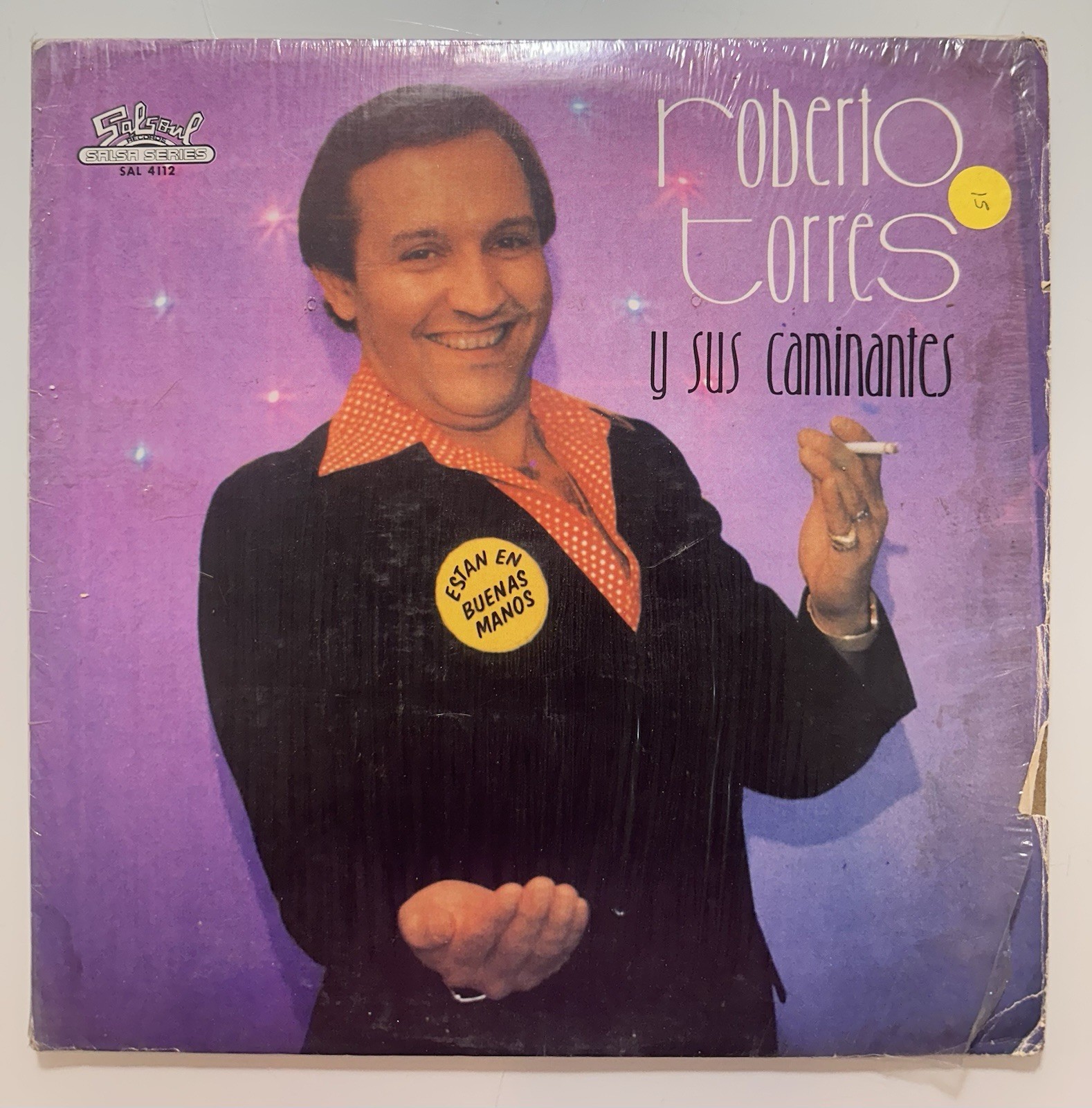 ROBERTO TORRES y Sus Caminantes Estan En Buenas Manos SAL-4112 Vinyl LP 12” 1977