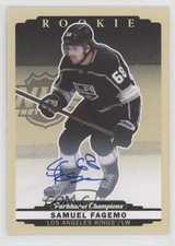 2022-23 Upper Deck Parkhurst Champions Rookies Samuel Fagemo #261 Auto 18qm