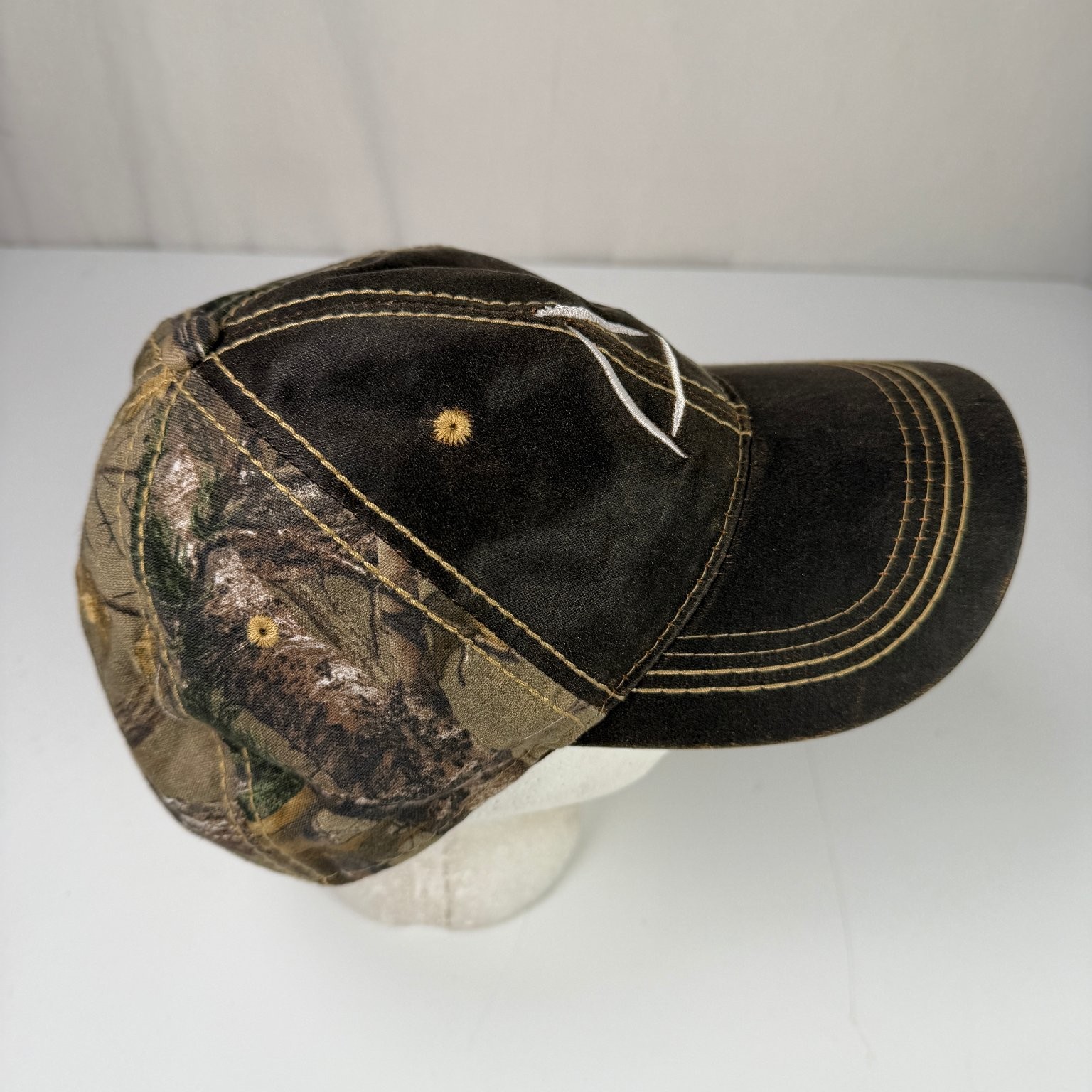 Port Authority Baseball Cap Adjustable Brown Blac… - image 4