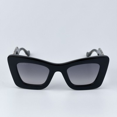 Gucci Women Sunglasses Black Grey Gradient Butterfly GG1552S  display picture 2