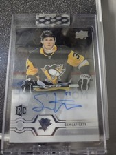 Upper Deck 2019-20 Clear Cut Sam Lafferty #CC-SL Penguins Rookie Auto Insert
