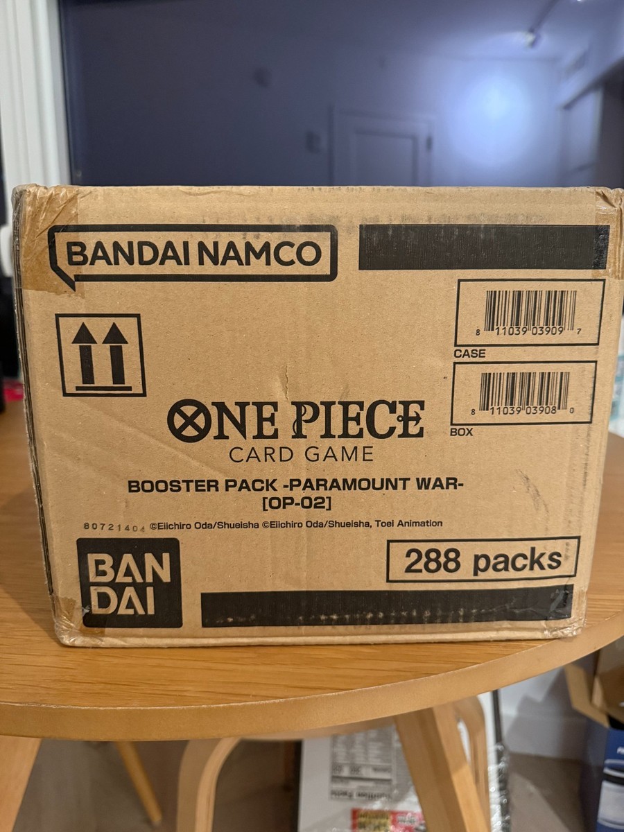 One Piece Paramount War Booster Box Sealed CASE (ENGLISH) OP 02