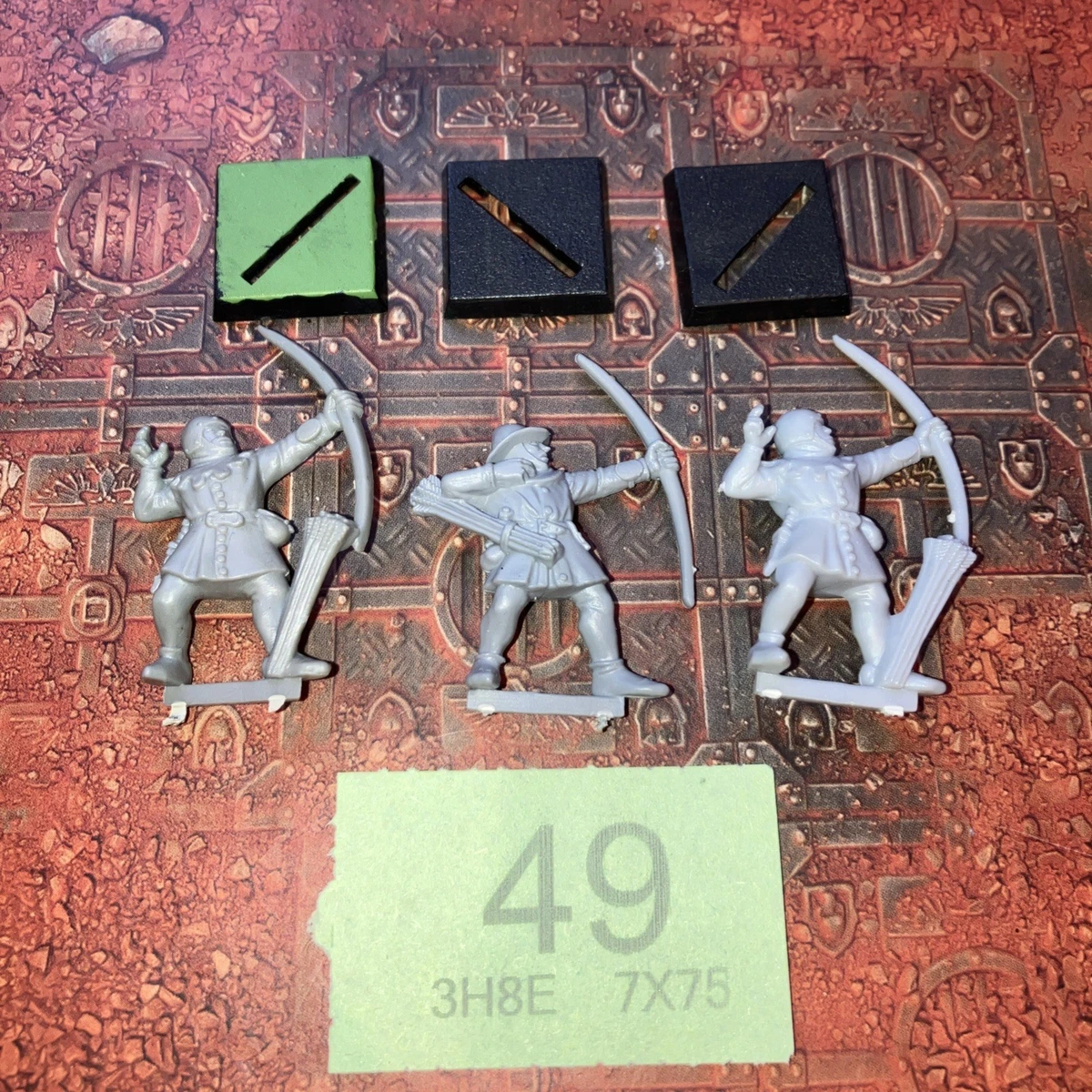 Warhammer The Old World: 6 Arcieri Contadini Per Bretonnia - Miniature Bowmen - Foto 2