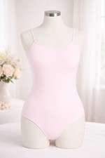Pink Capezio Camisole Leotard w/ Adjustable Straps CC100 Large E24 NWT