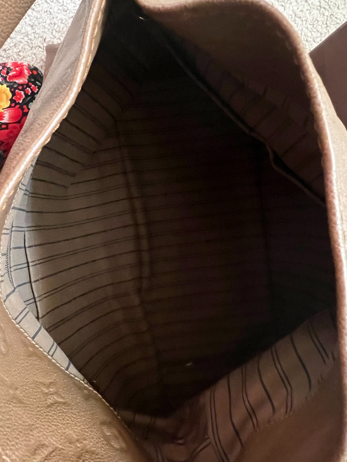 AUTHENTIC LOUIS VUITTON ARTSY MM BEIGE OMBRE TERRE EMPRETE thumbnail 6