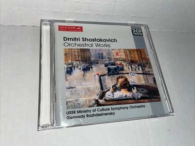 Dmitri Shostakovich Orchestral Works 2 CD 1906 - 1975 USSR Ministry Of Culture