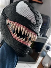 Venom Movie Mask Cosplay Costume - with movable