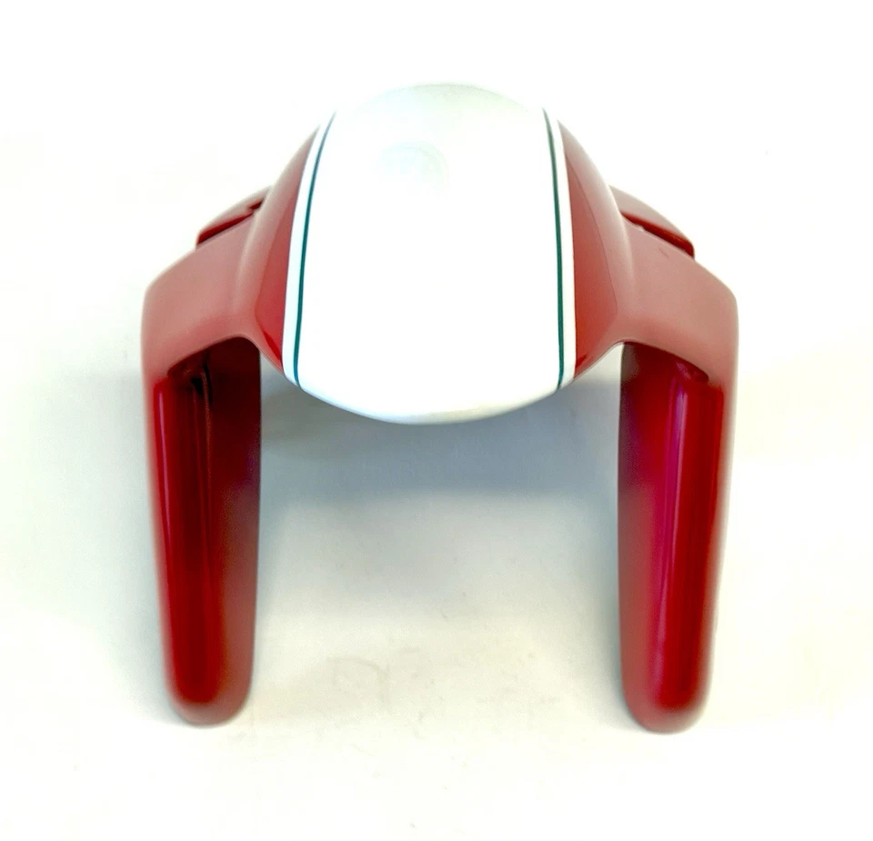 Genuine Used Ducati 749 999 S Front Fender Mudguard Red White Stripe 56430421A - Image 4 of 4