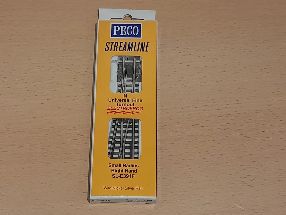 PECO Streamline Spur N SL-E391F - Small Radius Code 55 Handweiche Rechts OVP II - Bild 2 von 2
