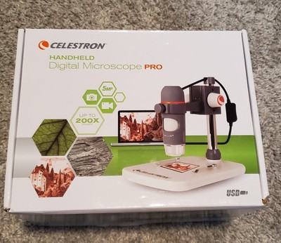 Celestron Handheld Digital USB Microscope PRO 5MP / 20x-200x Magnification
