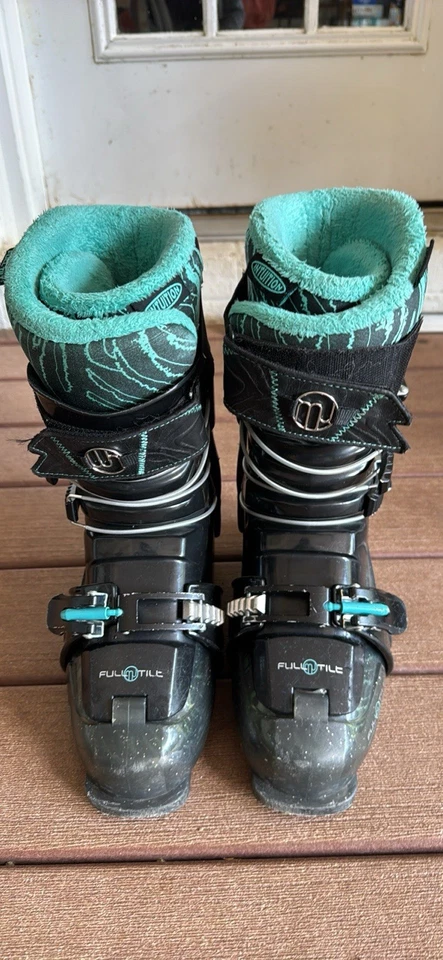 Женские лыжные ботинки Mary Jane размер 26,5/9,5 с полным наклоном 8 для скоростного спуска альпийские - Изображение 3 из 3