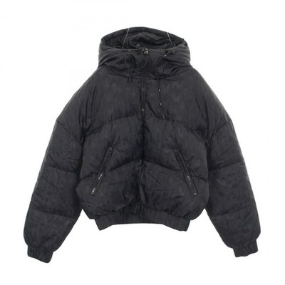 MSGM Down jacket #40 blouson hoodie Nylon Black Used Women