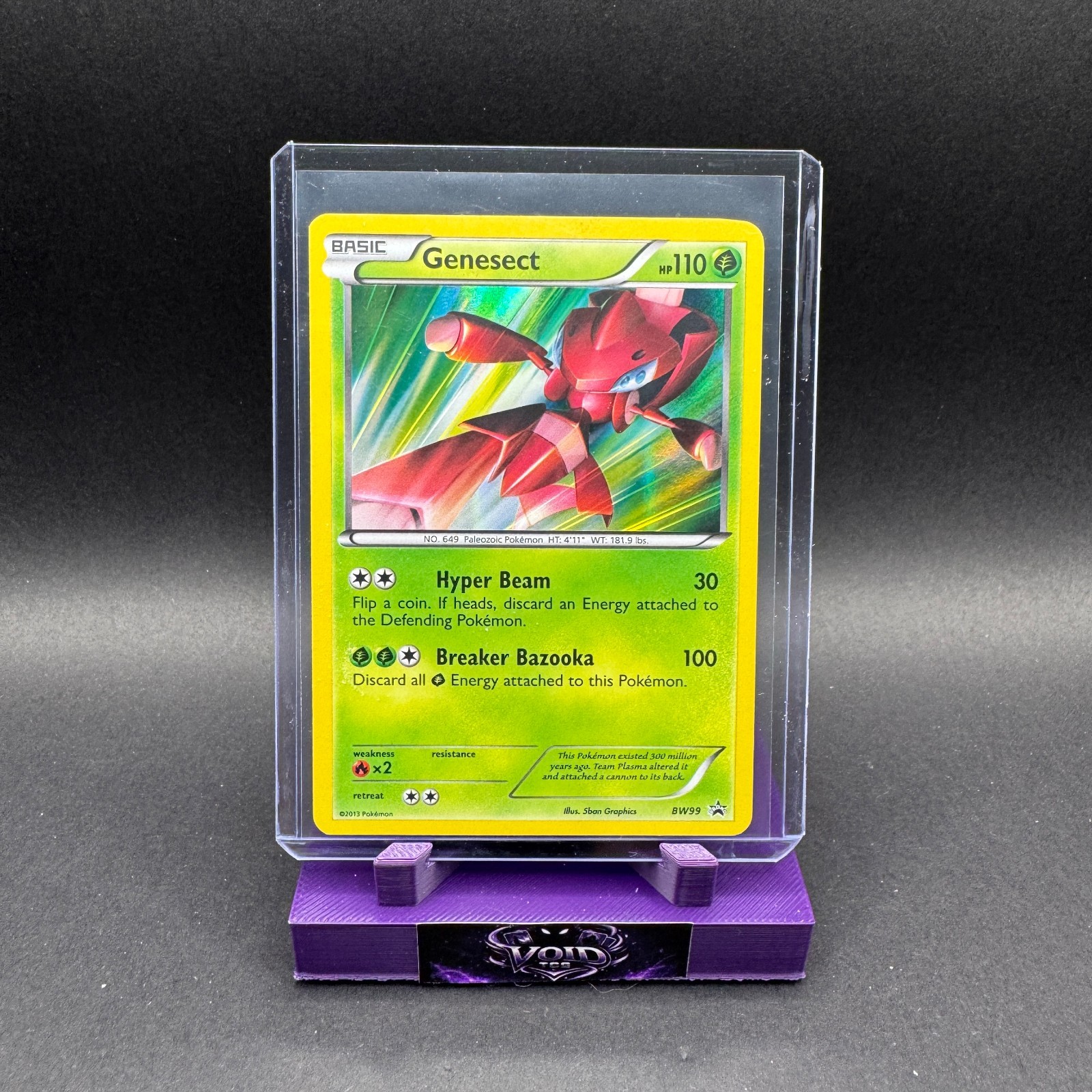 Genesect Pokemon Black&White Promos BW99 Black Star Holo MP