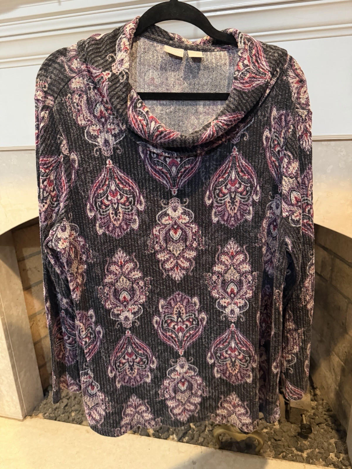 Chico’s Zenergy Long Sleeve Top Size XL