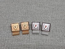 2 Pairs Vtg Rare Firestone Tire Advertising Wrap Around Cufflinks A.E. Brubaker