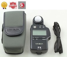 [Exc+5] Minolta Auto Meter IVF IV F Light Exposure Meter w/ Case & Strap JAPON
