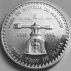 Mexico 1993 Piedra de los Soles Tenochtitlan, 1 Oz Troy .999 Fine Silver Proof. — photo 2