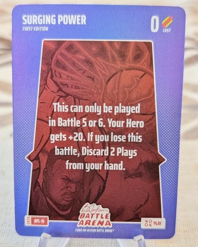 2026 Bo Jackson Battle Arena Bonus Play Surging Power BPL-16 First Edition
