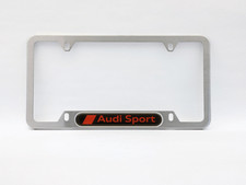 Genuine Audi License Plate Frame Kit - Audi Sport Logo Zaw-071-801-t Genuine Audi License Plate Frame Kit - Audi Sport Logo Zaw-071-801-t