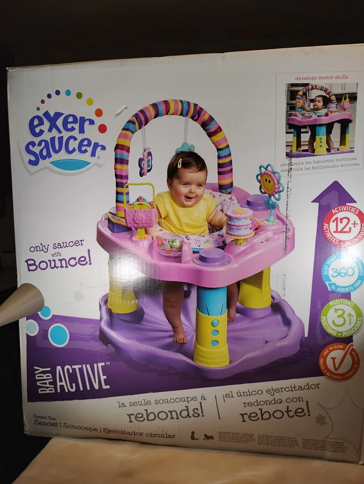 Evenflo ExerSaucer Triple Divertido Rebote Actividad Platillo para Bebés/Niños Pequeños Foto 3 de 3