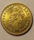 1795 Golden Draped Bust Eagle Ten Dollars Coin Contemporary Restrike Token