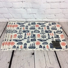 Home Concepts Canvas Placemats COASTAL/LIGHTHOUSE/NAUTICAL Multicolored Set Of 4