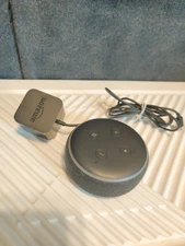  Amazon Echo 3rd Generation Smart Speaker Black/Gray D9N29T w/ Power Cord