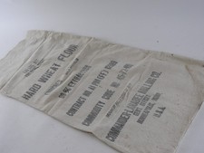 alter Mehlsack aus Segeltuch  USA