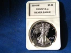 2014w Proof US American Eagle Silver 1 Dollar 1 Troy Oz .999 fine US Mint Issue