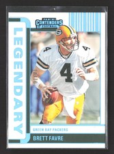 2023 Panini Contenders Football Legendary Brett Favre #LGD-BFA Platinum 10/10