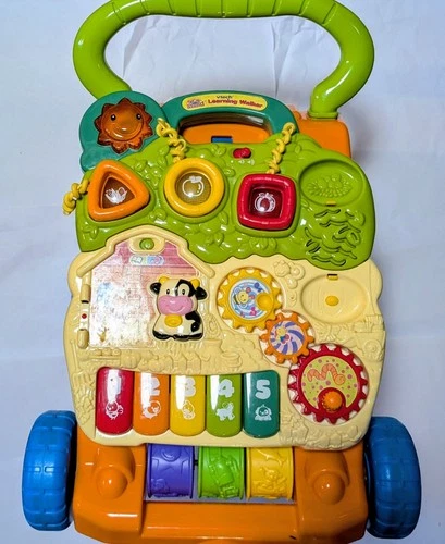 VTech 5 Piano Keys Sit-to-Stand Learning Walker - Orange