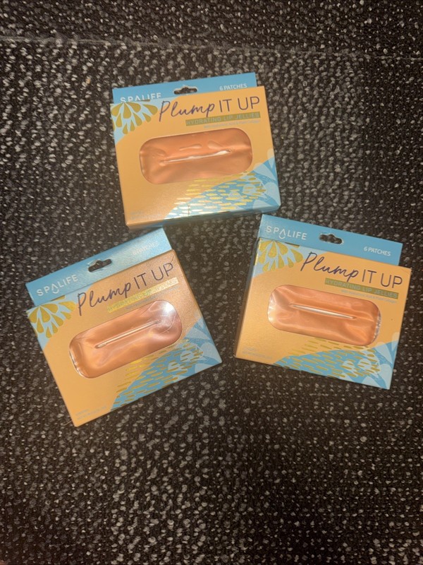 SpaLife Plump It Up Hydrating Lip Jellies6patchesin Each (Bundle Of 3 Boxes)