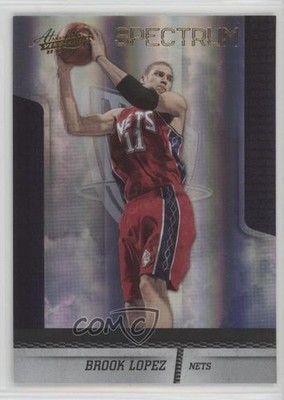 2009-10 Panini Absolute Memorabilia Gold Spectrum 68/100 Brook Lopez #13 0o9