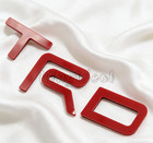 For 2022-2024 2025 Tundra Red Raised TRD Upper Grille Letter Emblem Accessories