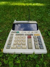 Sharp EL-1801V 12-Digit 2-Color Printing Desktop Calculator Large Keys LCD
