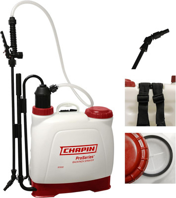 Chapin 61500 4-Gallon Made in USA Euro Style Backpack Sprayer with Poly Fan/Cone