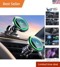 for 15W MagSafe Car Mount Charger,Magnetic Wireless Car Charger for iPhone 17...