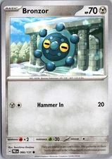 Bronzor Common SV: Prismatic Evolutions 066/131 NM