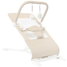 Alpine Deluxe Portable Bouncer, Infant, 0-6 Months, 100 GOTS Certified Cotton F
