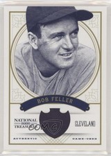 2012 Panini National Treasures 92/99 Bob Feller Joe Cronin #21 HOF 0nr3