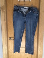 Next Women's Blue Jeans Size UK 18 leg 29in T1376